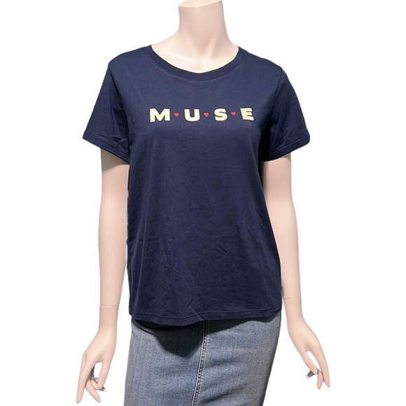 South Parade Tops - NWT South Parade Blue MUSE Graphic TShirt Small